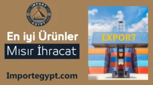 En İyi Mısır İhracat Ürünleri - Mal Listesi Rehberi