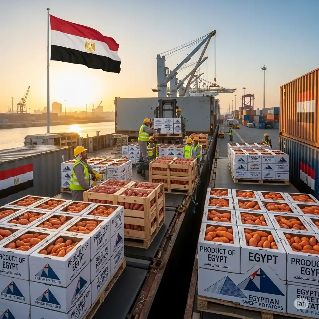 استيراد البطاطا الحلوة المصرية