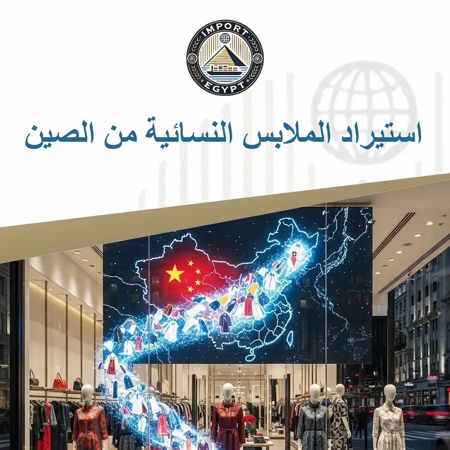 استيراد الملابس النسائية من الصين