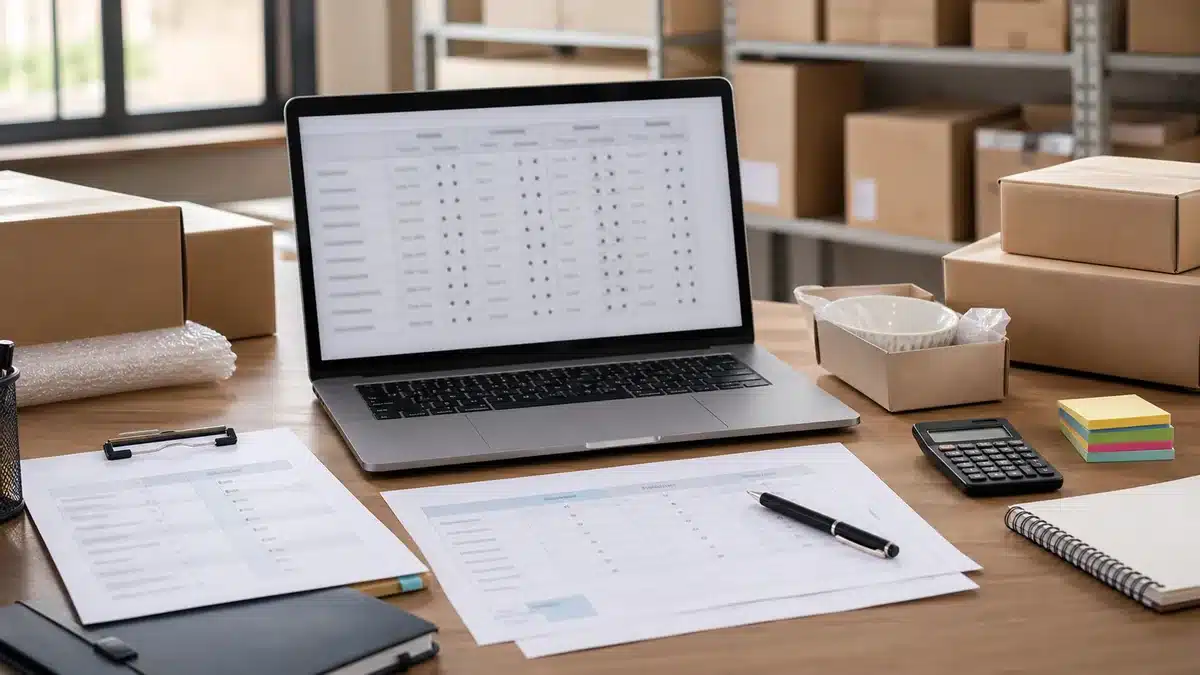 Compare shortlisted Egyptian suppliers with a scorecard | منتجات مصرية عالية الجودة Realistic buyer review scene for compare Egyptian suppliers scorecard before importing