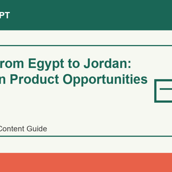 Import from Egypt to Jordan: Egyptian Product Opportunities - Import Egypt