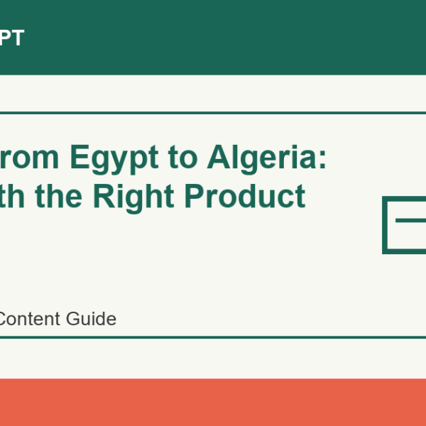 Import from Egypt to Algeria: Start with the Right Product - Import Egypt