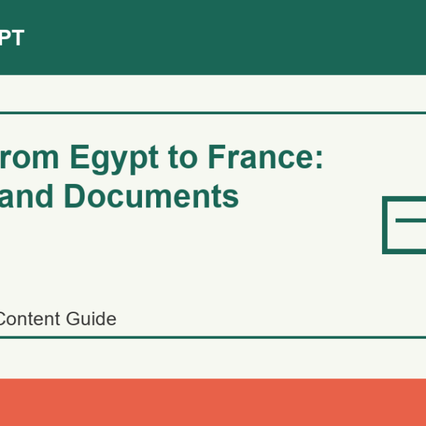 Import from Egypt to France: Quality and Documents - Import Egypt