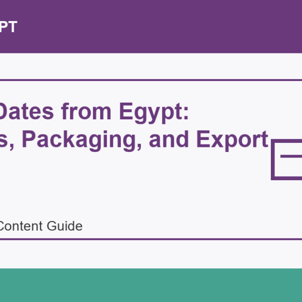 Import Dates from Egypt: Seasons, Packaging, and Export - Import Egypt
