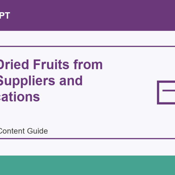 Import Dried Fruits from Egypt: Suppliers and Specifications - Import Egypt