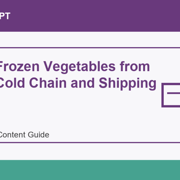 Import Frozen Vegetables from Egypt: Cold Chain and Shipping - Import Egypt