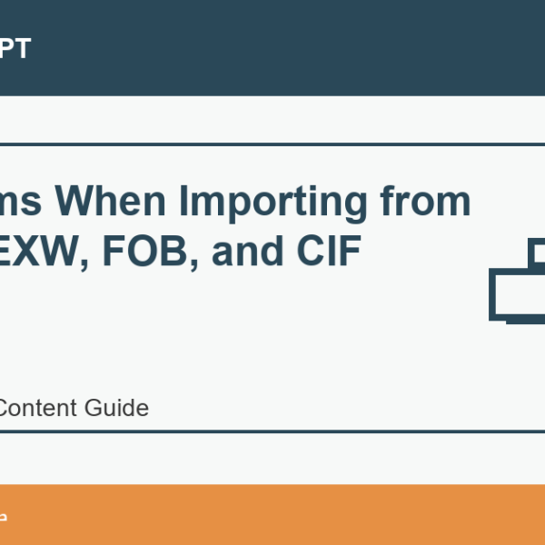 Incoterms When Importing from Egypt: EXW, FOB, and CIF - Import Egypt