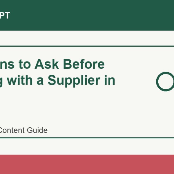 Questions to Ask Before Working with a Supplier in Egypt - Import Egypt